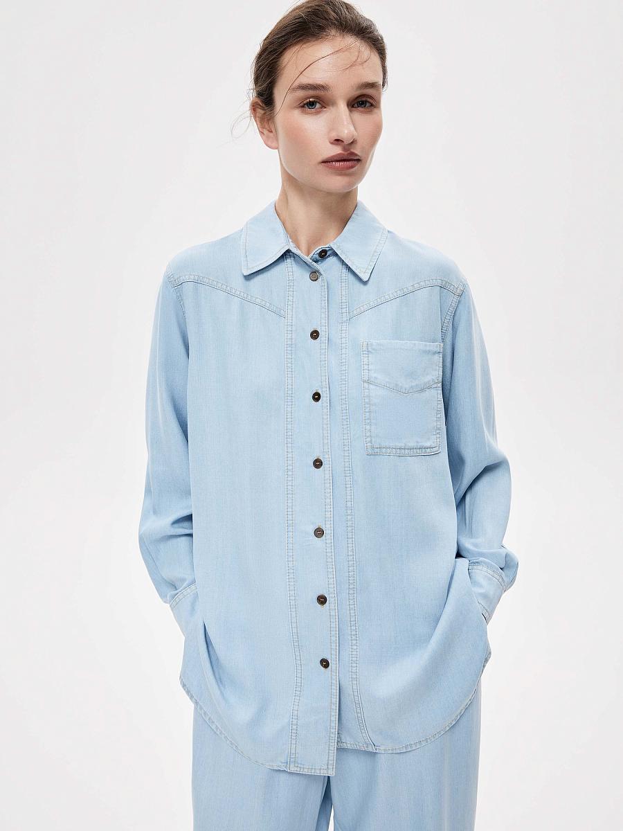 LWWA-105071 Рубашка (синий, XS)