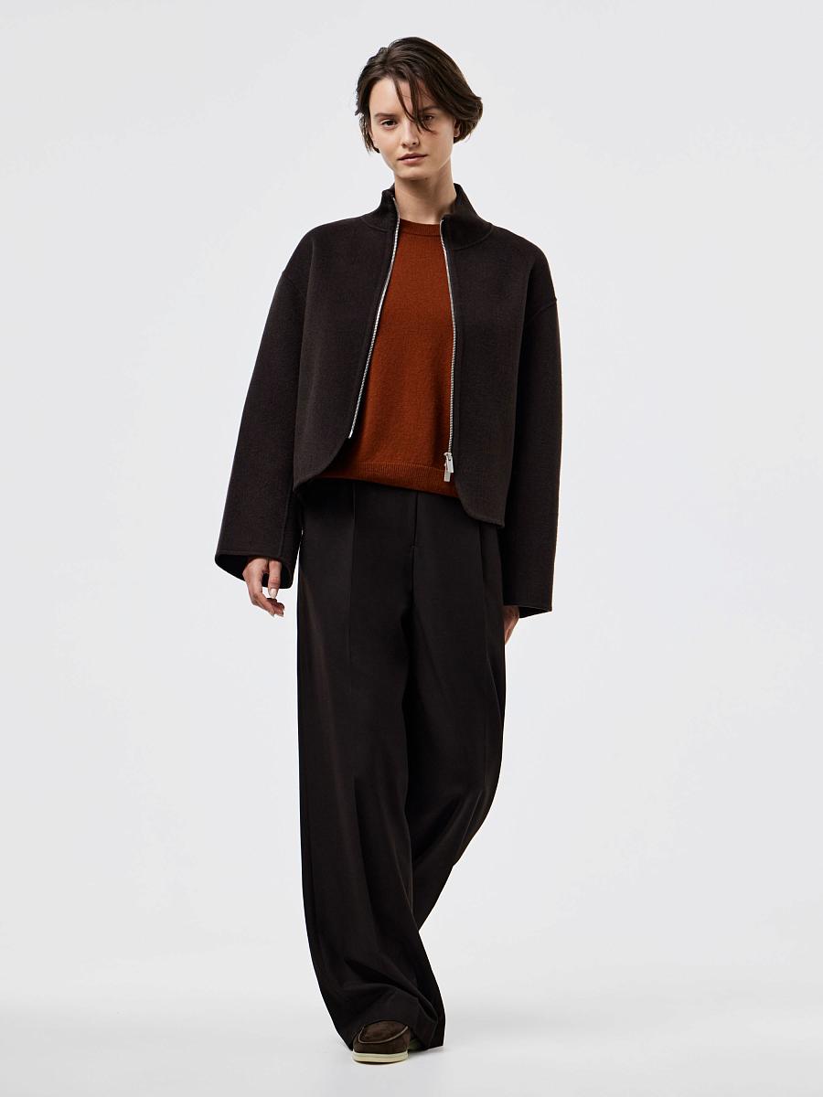 LWWN-045002 Пальто (темно-коричневый, S)