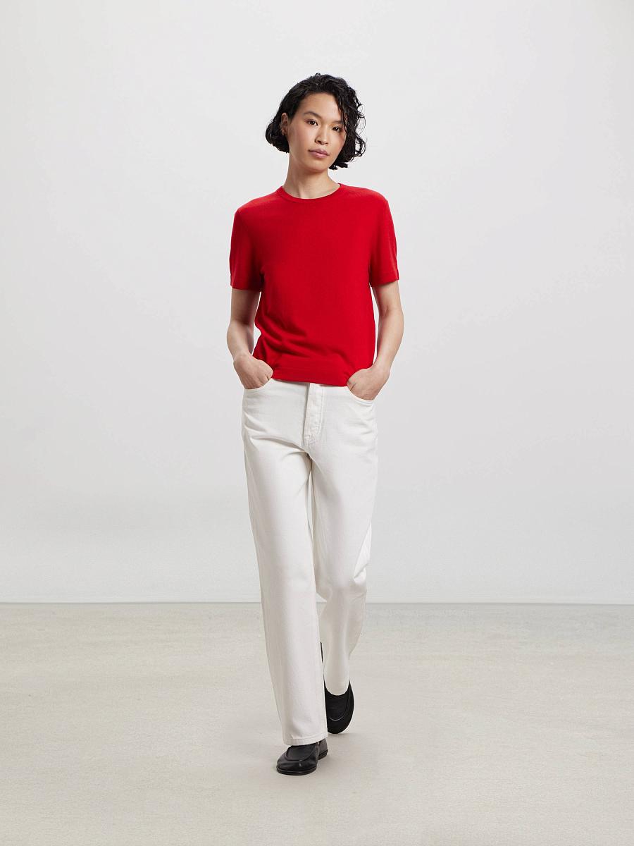 LWWL-075026 Трикотажная блузка (красный, S)