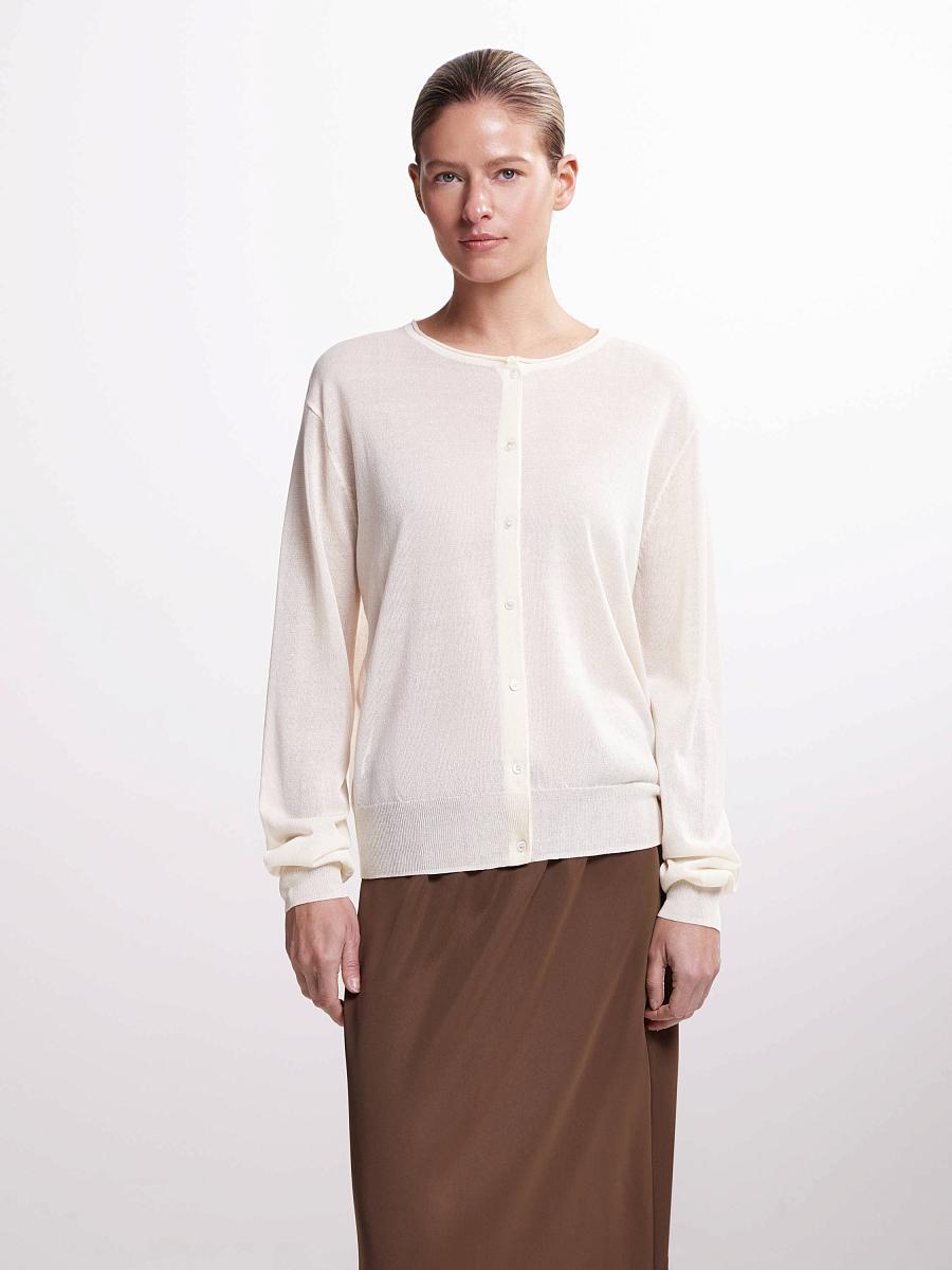 LWWL-205008 Кардиган (светло-бежевый, S)