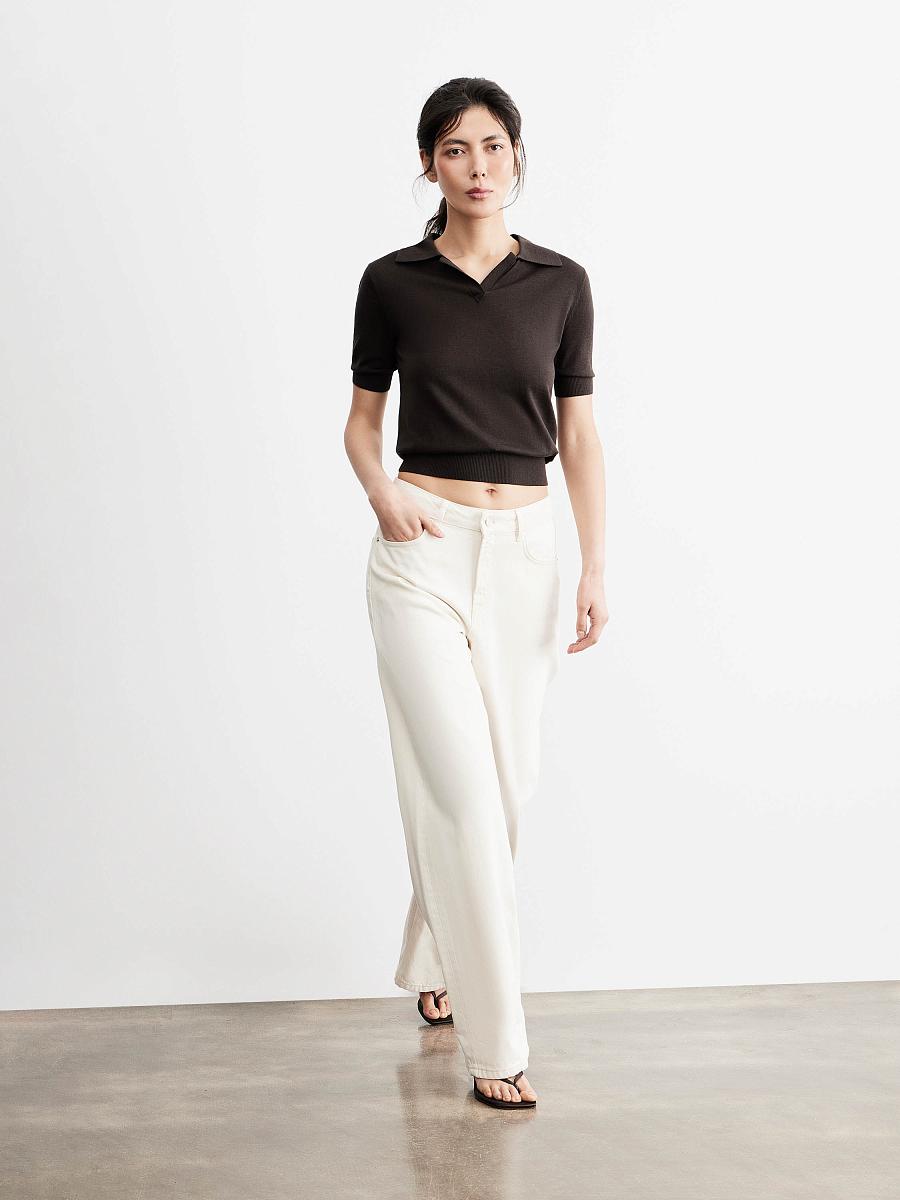 LWWA-076020 Топ трикотажный (темно-коричневый, S)