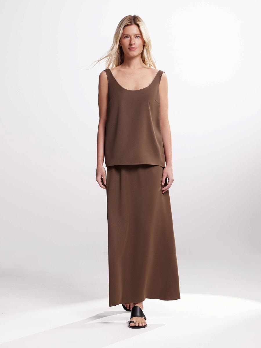 LWWL-035041 Юбка (коричневый, XS)