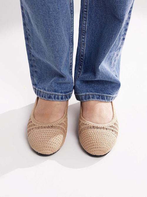 LWWL-275004 Балетки (бежевый, 37)