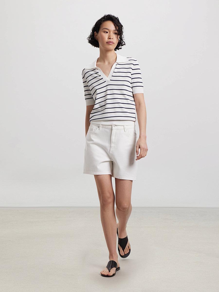 LWWL-075003 Трикотажная блузка (белый, L)