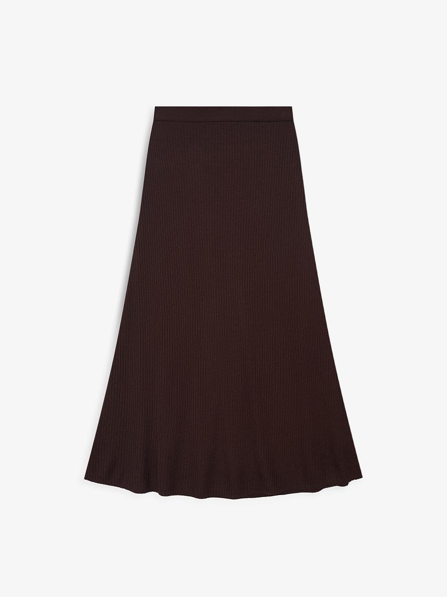 LWWA-816004 Юбка трикотажная (коричневый, S)