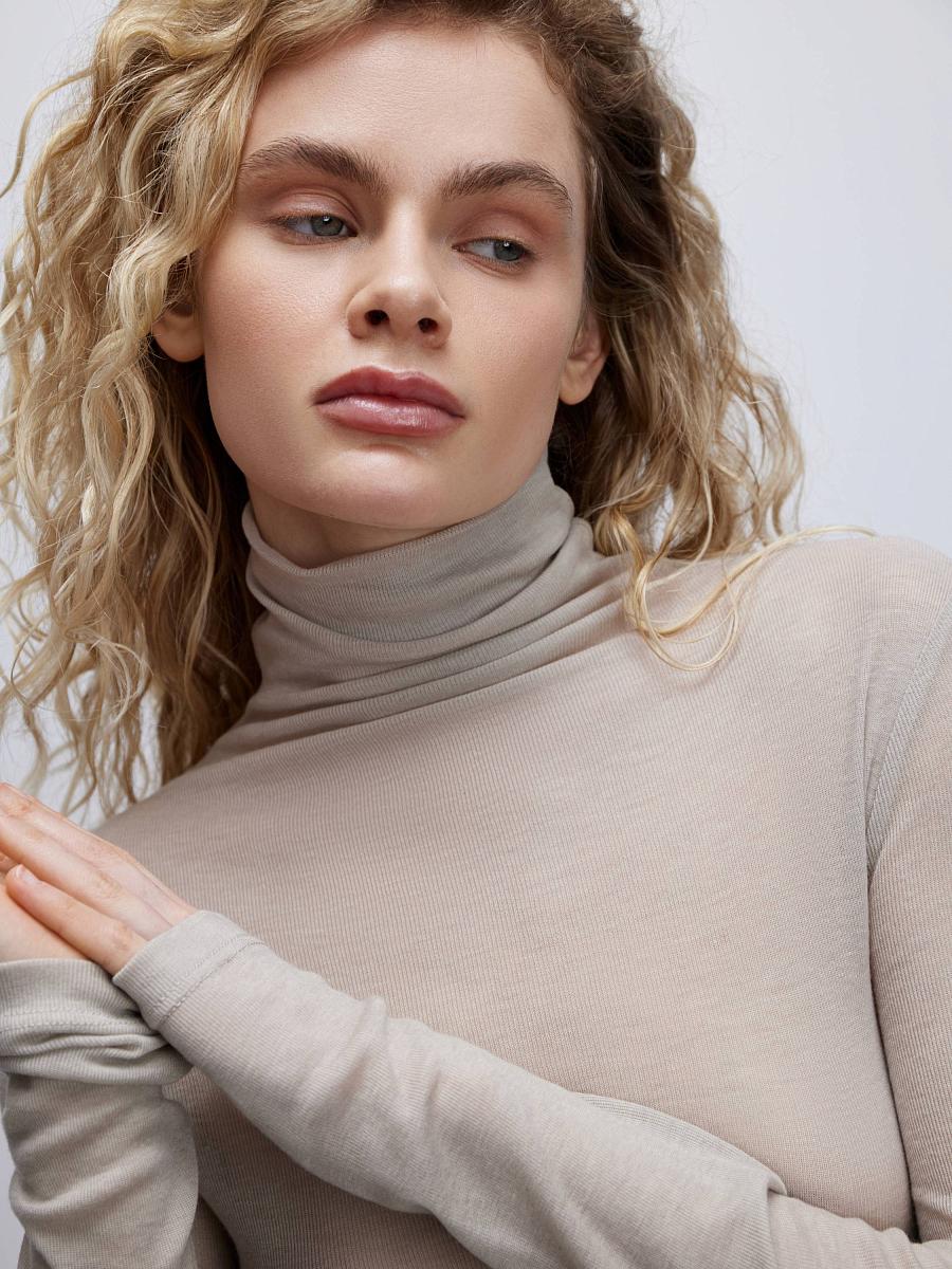 LWWL-615001 Водолазка (бежевый, M)