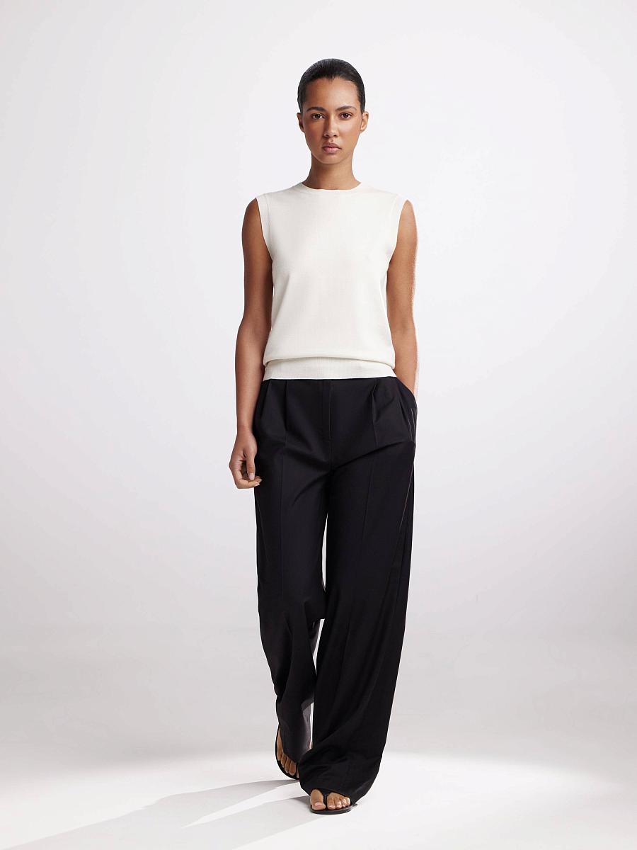 LWWL-075022 Трикотажная блузка (молочный, S)