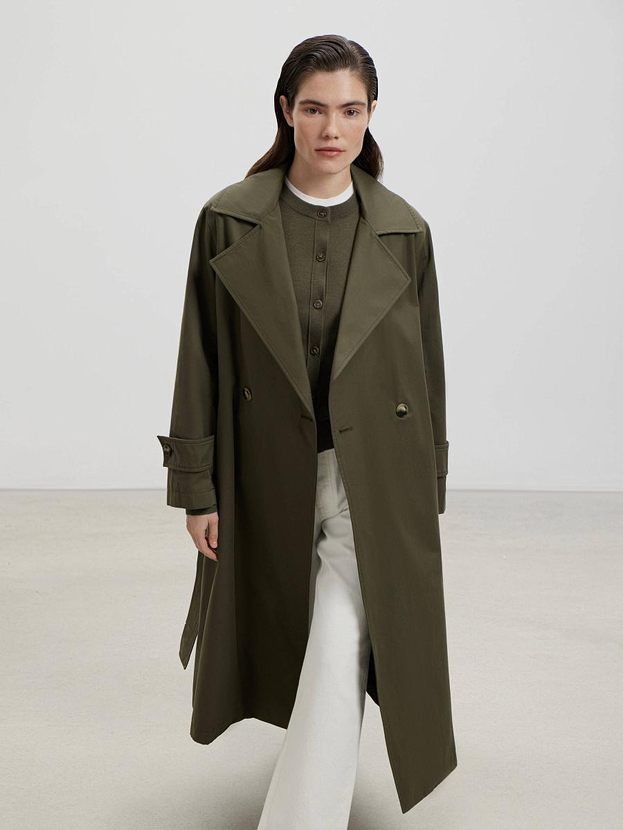 LWWL-365003 Тренч (хаки, XS)