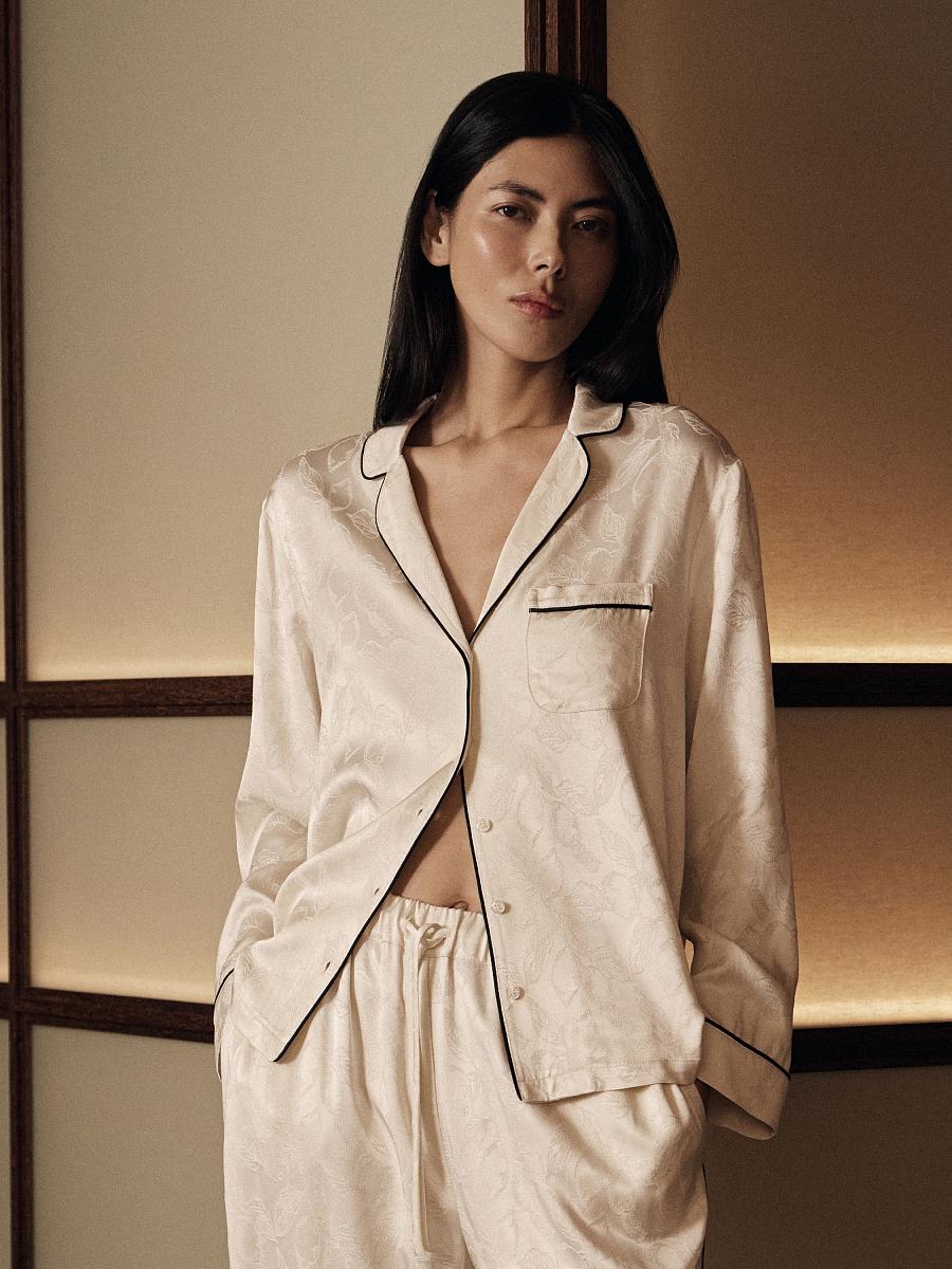 LWWA-105066 Рубашка (кремовый, XS)