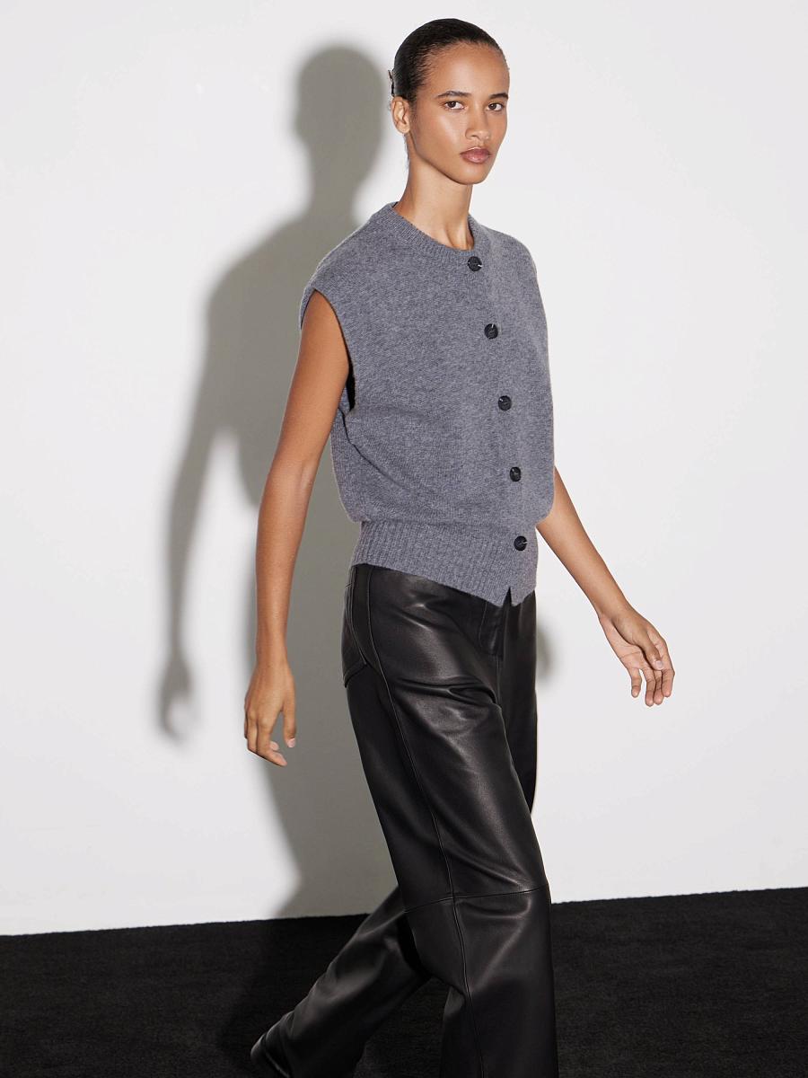 LWWN-805001 Жилетка трикотажная (серый, M)