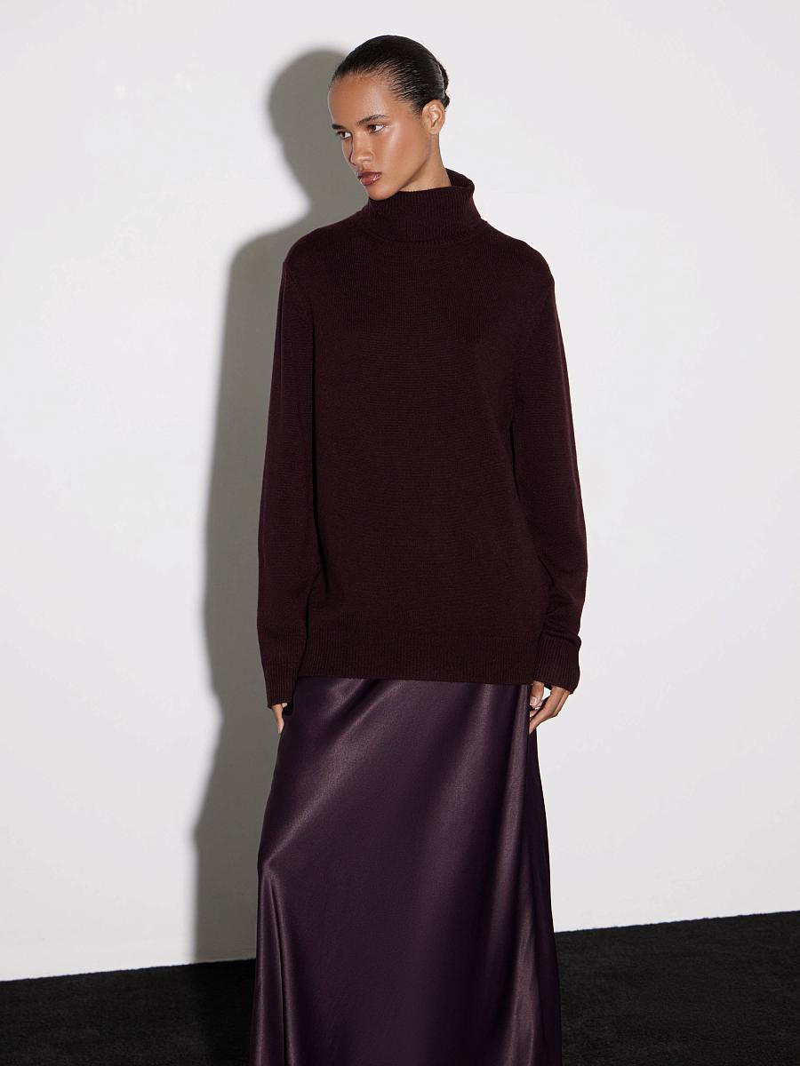 LWWN-345015 Джемпер (бордовый, XS)