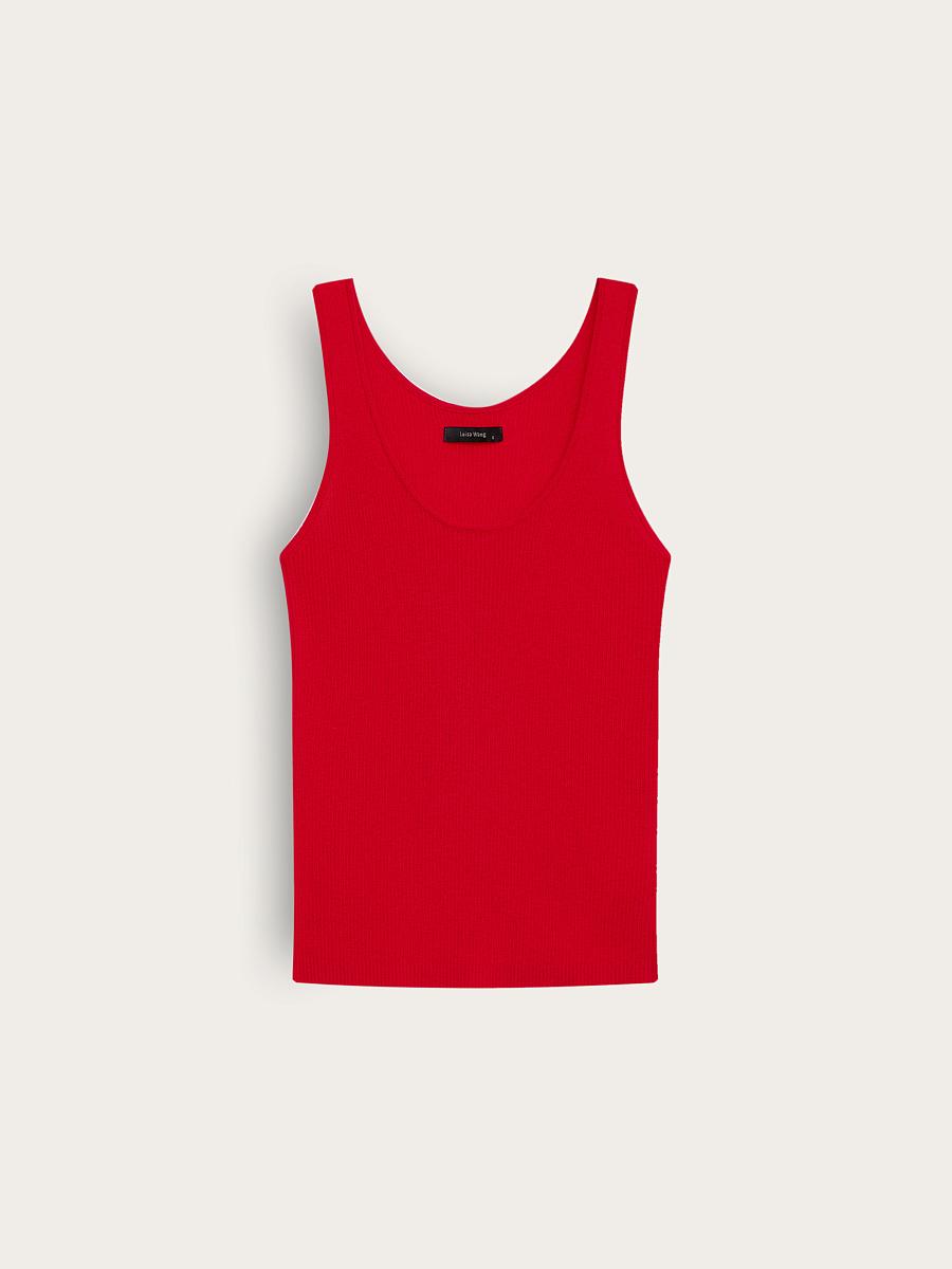 LWWL-075019 Трикотажная блузка (красный, S)