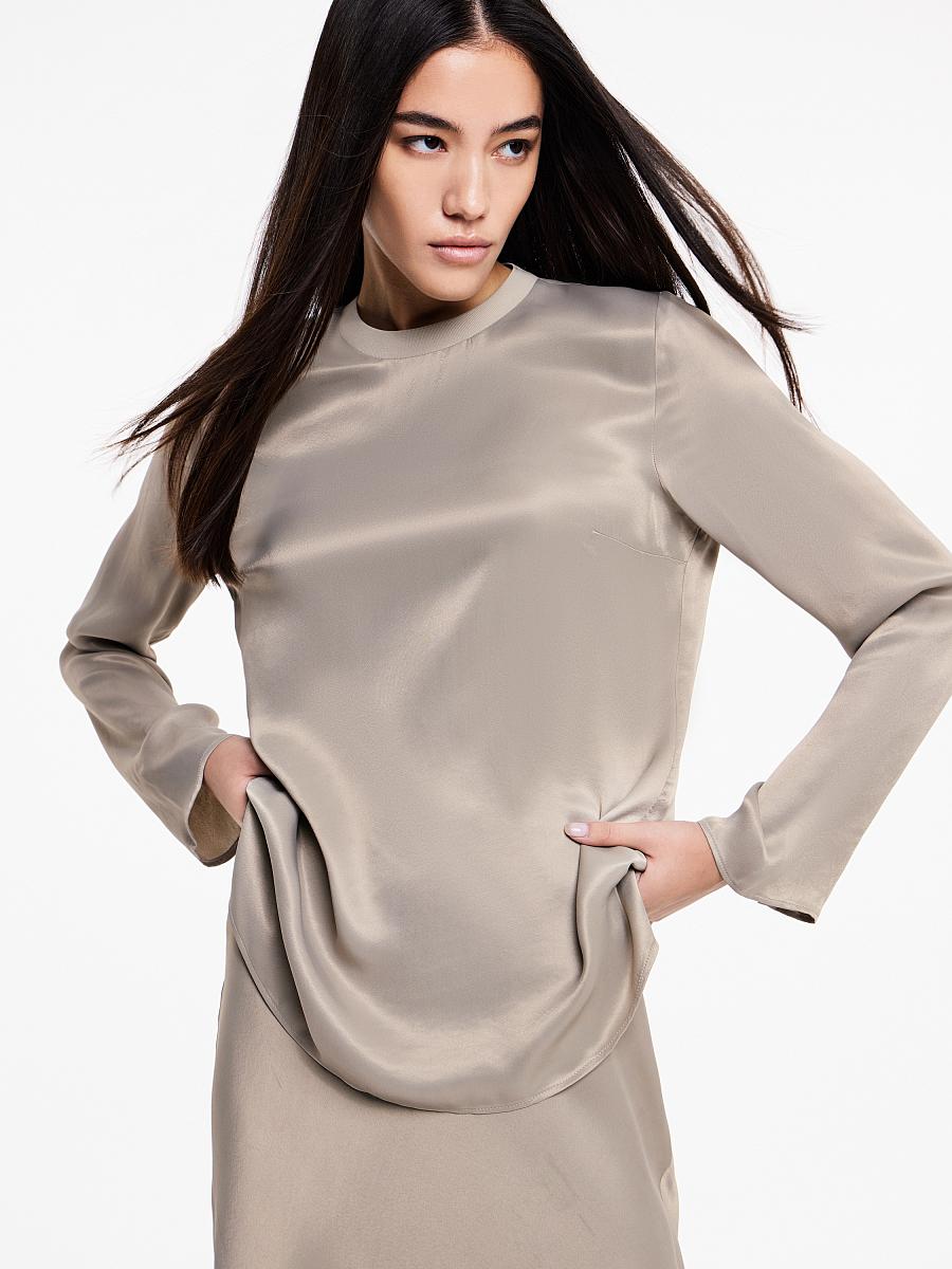 LWWN-165006 Блуза (бежевый, XS)