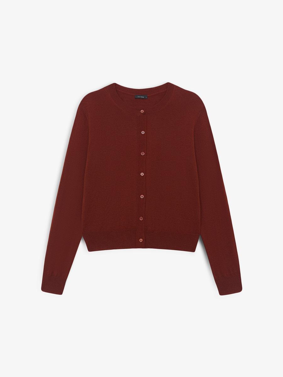 LWWA-206006 Кардиган (терракотовый, S)