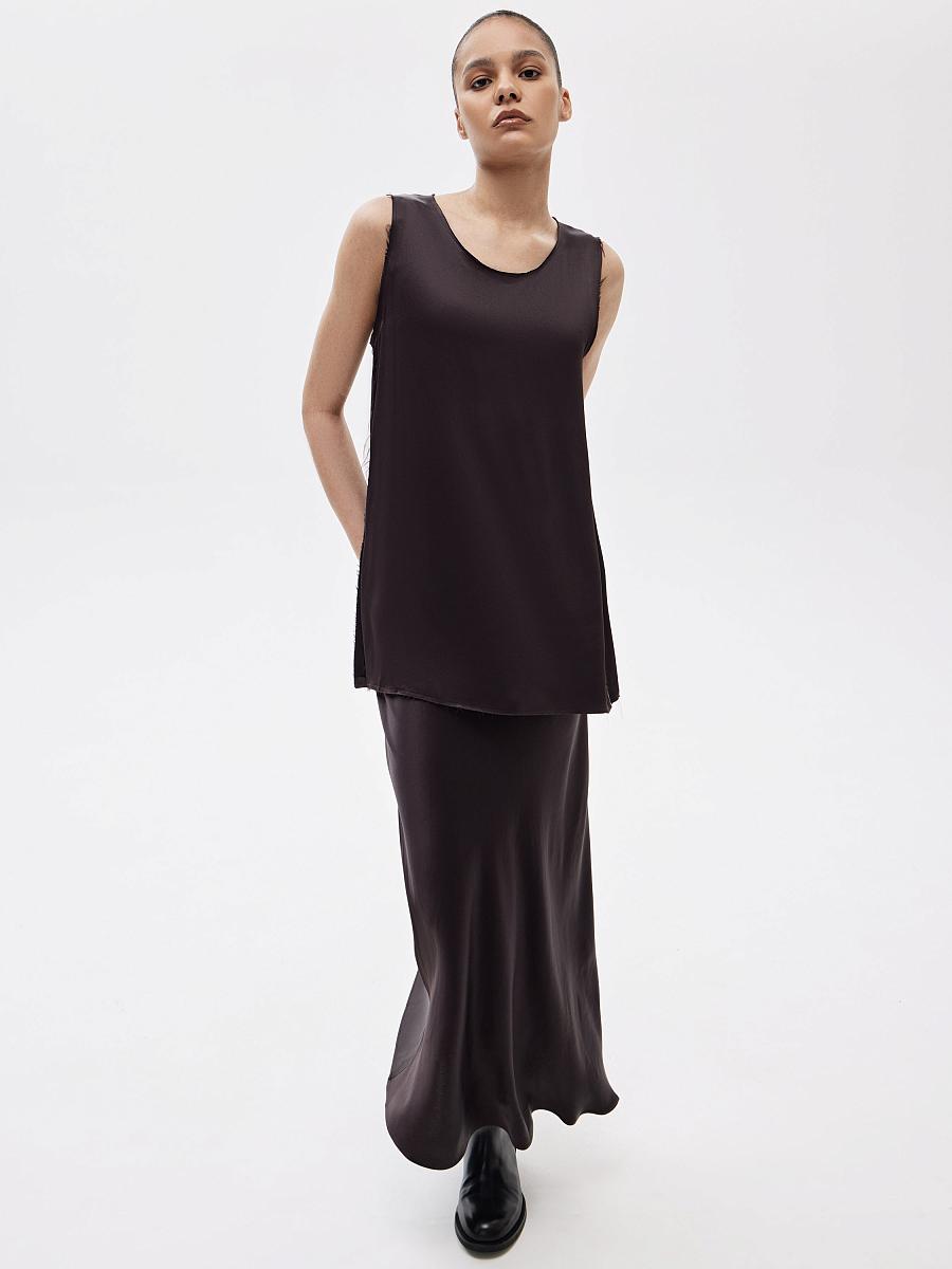 LWWA-165009 Блуза (коричневый, XS)