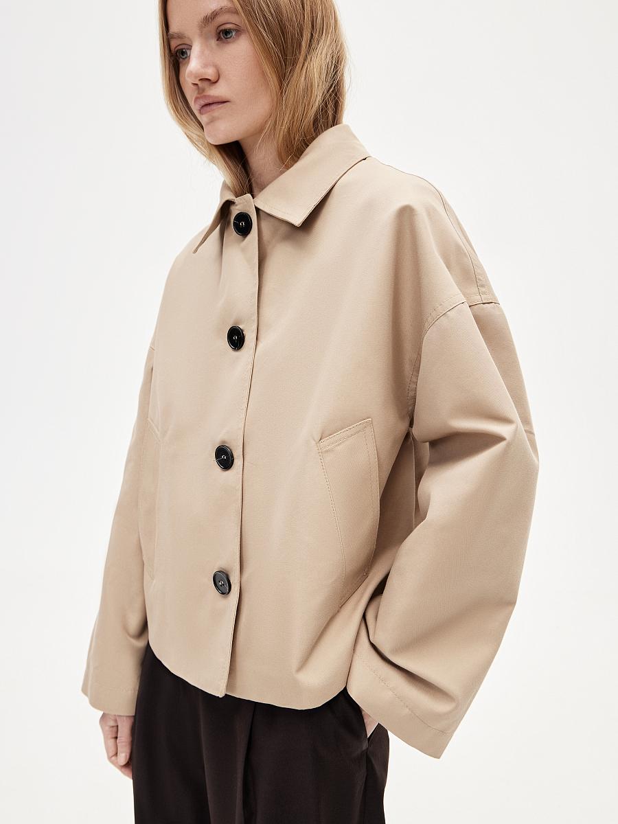 LWWN-365005 Тренч (бежевый, S)