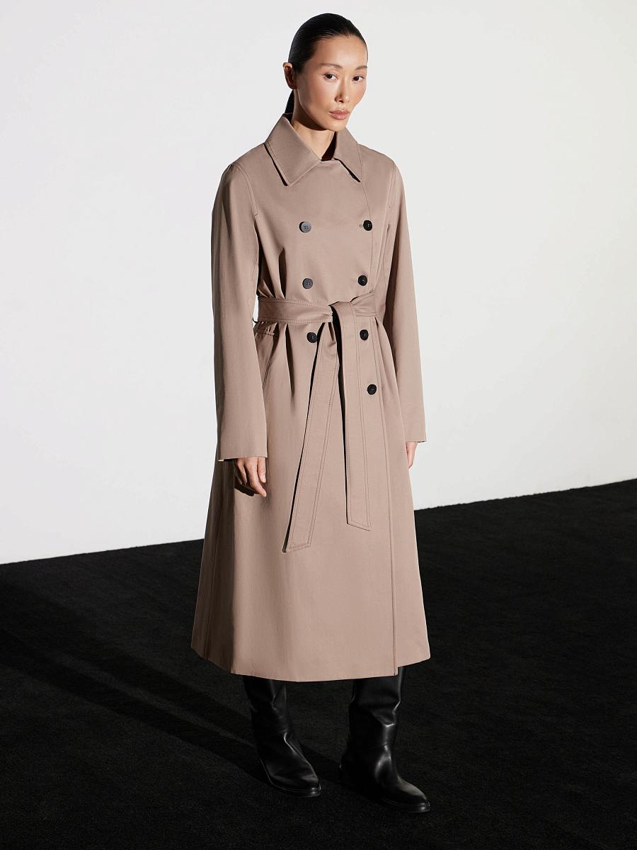LWSW-365004 Тренч (Темно-Бежевый, XS)