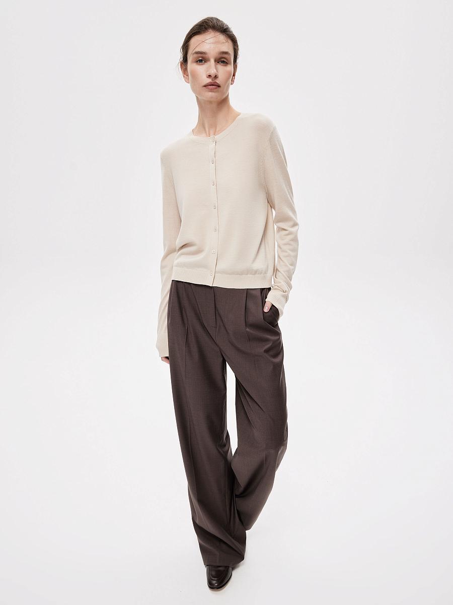 LWWA-206003 Кардиган (светло-бежевый, L)