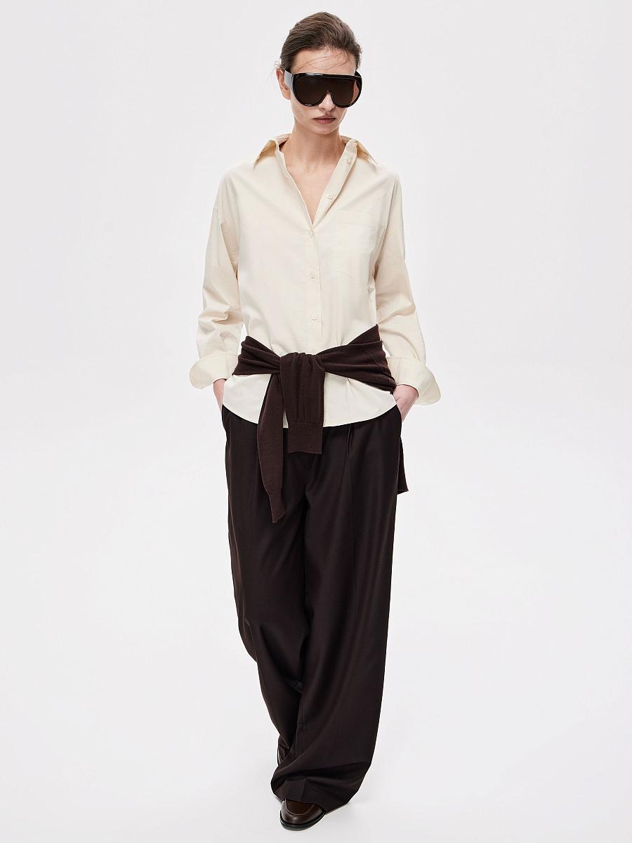 LWWA-105007 Рубашка (кремовый, XS)