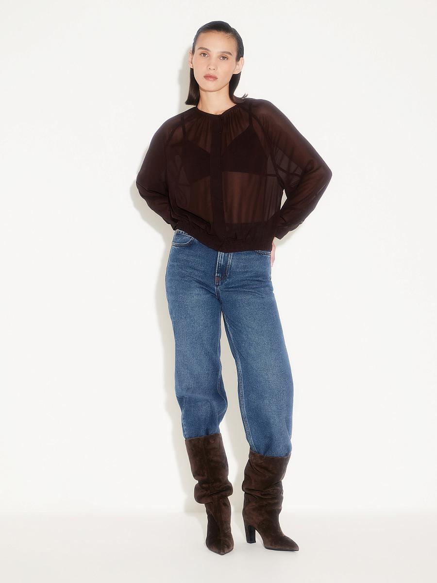 LWWN-565013 Бомбер (коричневый, XS)