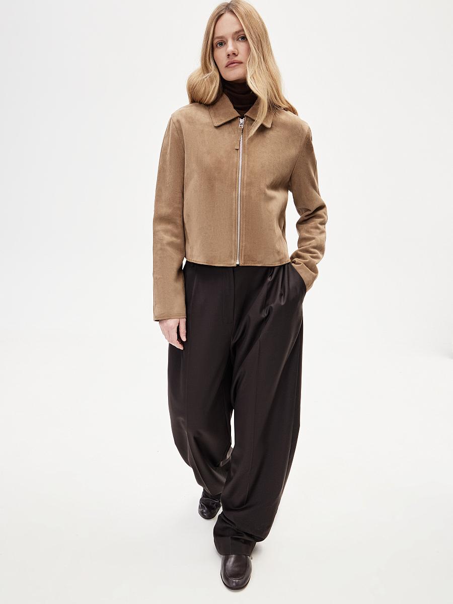 LWWL-355008 Кожаная куртка (бежевый, S)