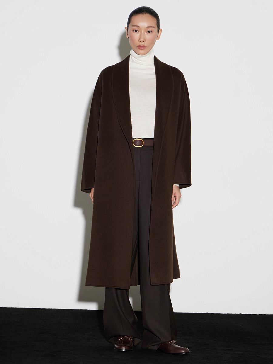 LWWN-046009 Пальто (кофейный, M)
