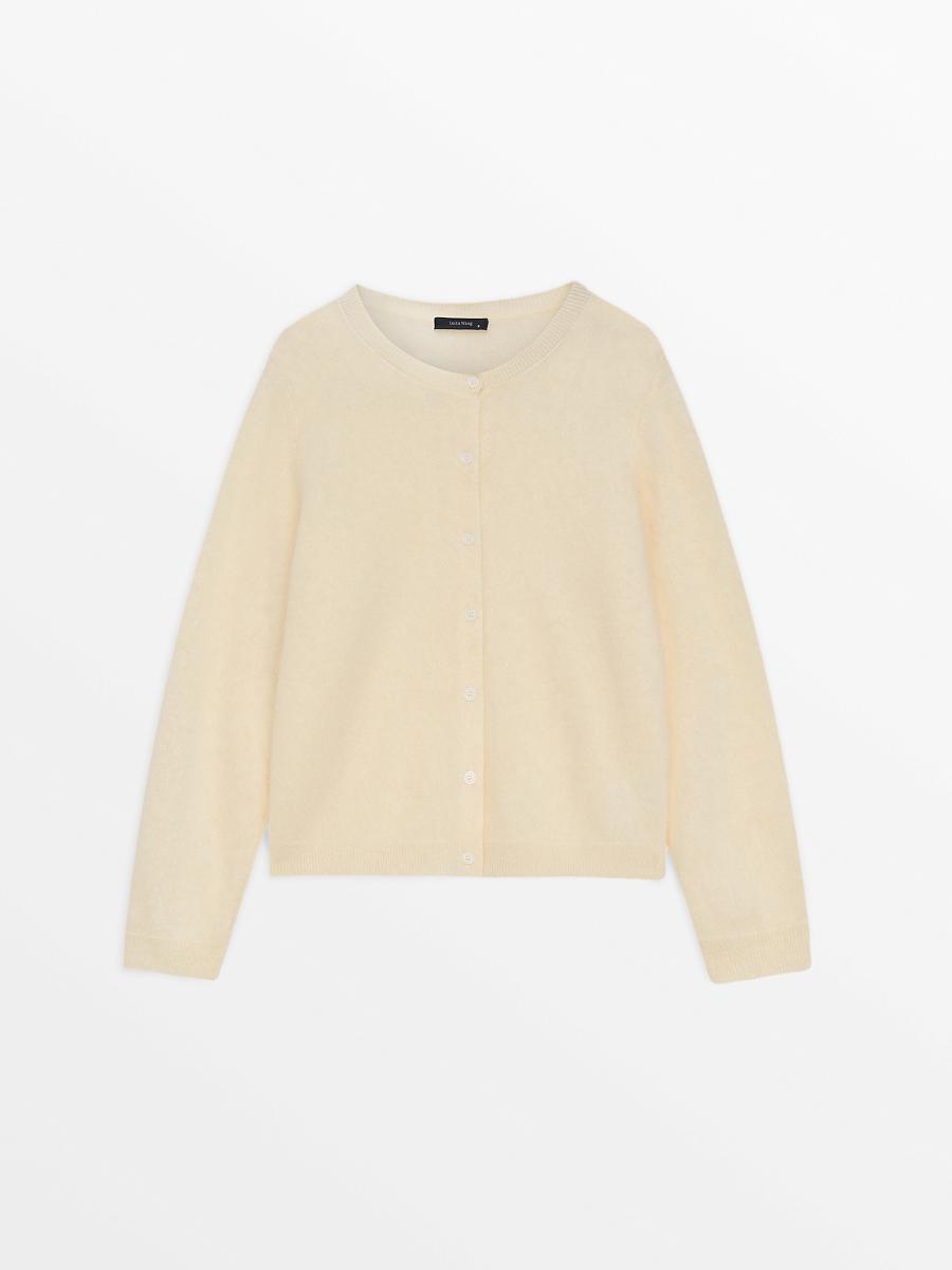 LWWN-206064 Кардиган (кремовый, M)