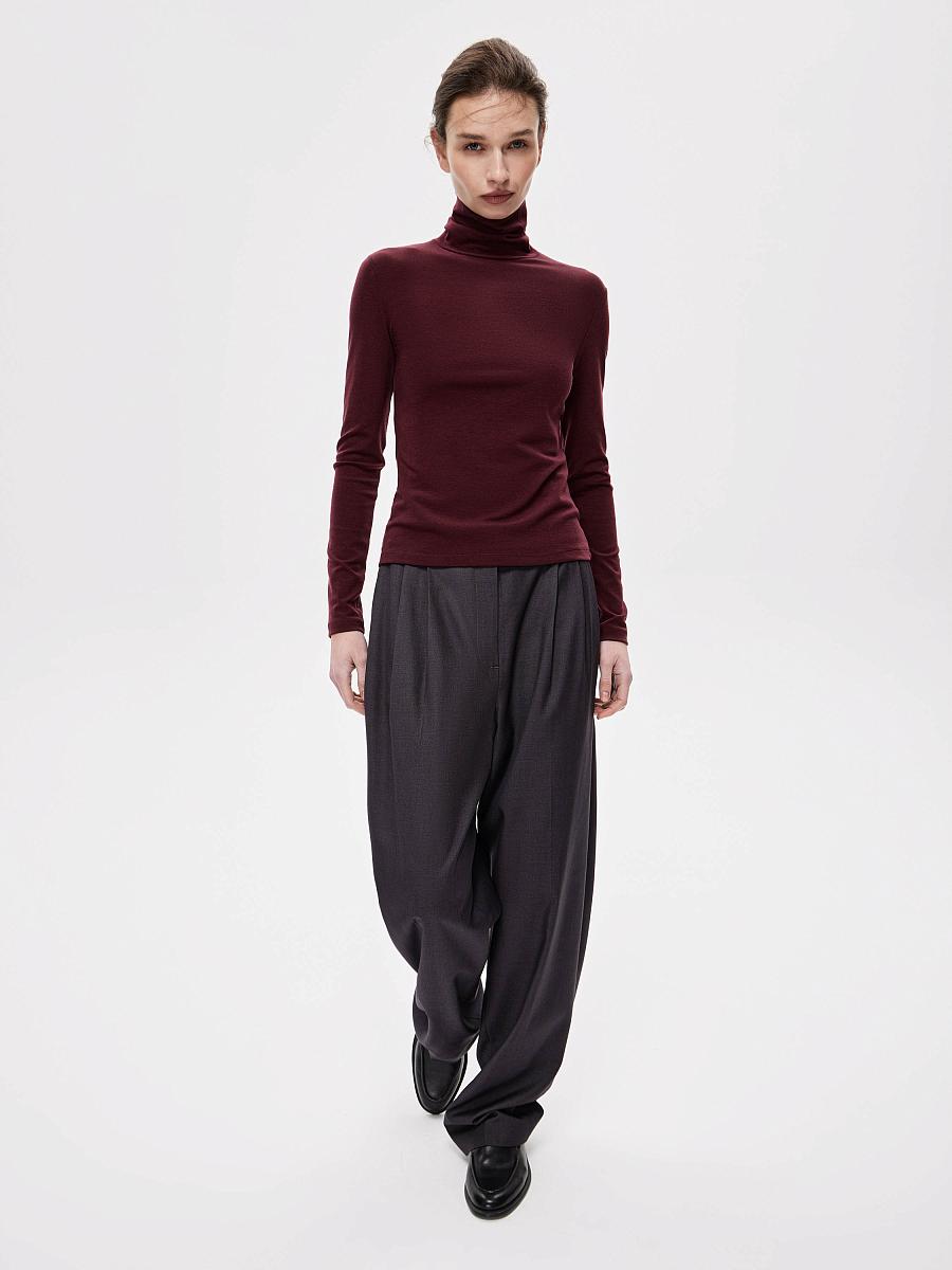 LWWN-615004 Водолазка (бордовый, XS)