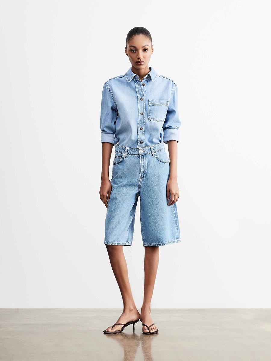 LWWA-235001 Джинсовые шорты (голубой, 36)