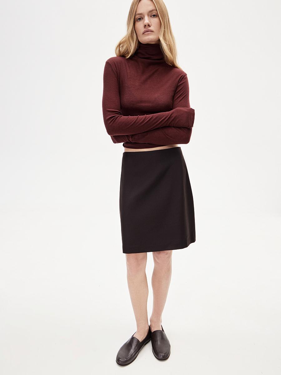 LWWN-035042 Юбка (коричневый, S)