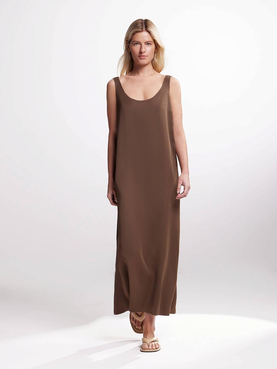 LWWL-025055 Платье (коричневый, XS)