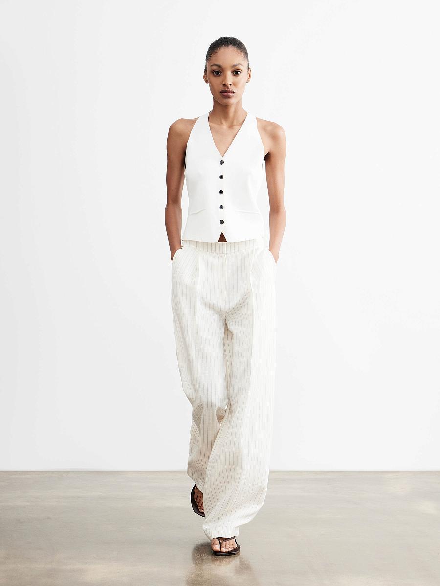 LWWA-806001 Жилетка трикотажная (белый, XS)