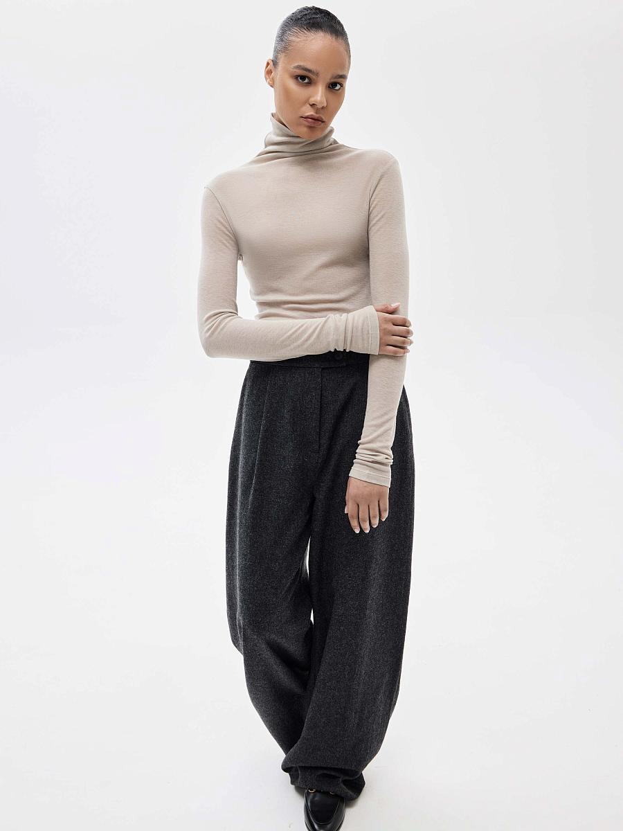 LWWA-616001 Водолазка (бежевый, M)