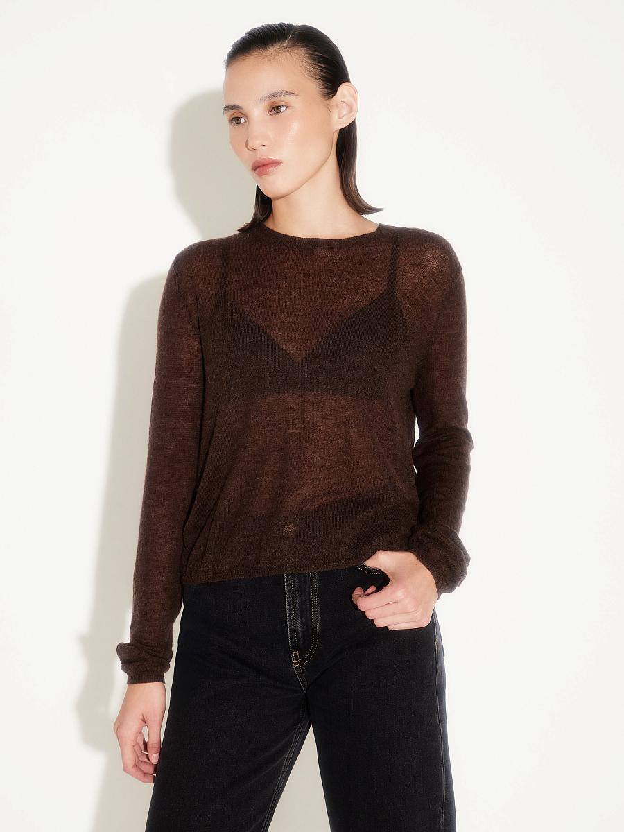 LWWN-686005 Лонгслив (коричневый, S)