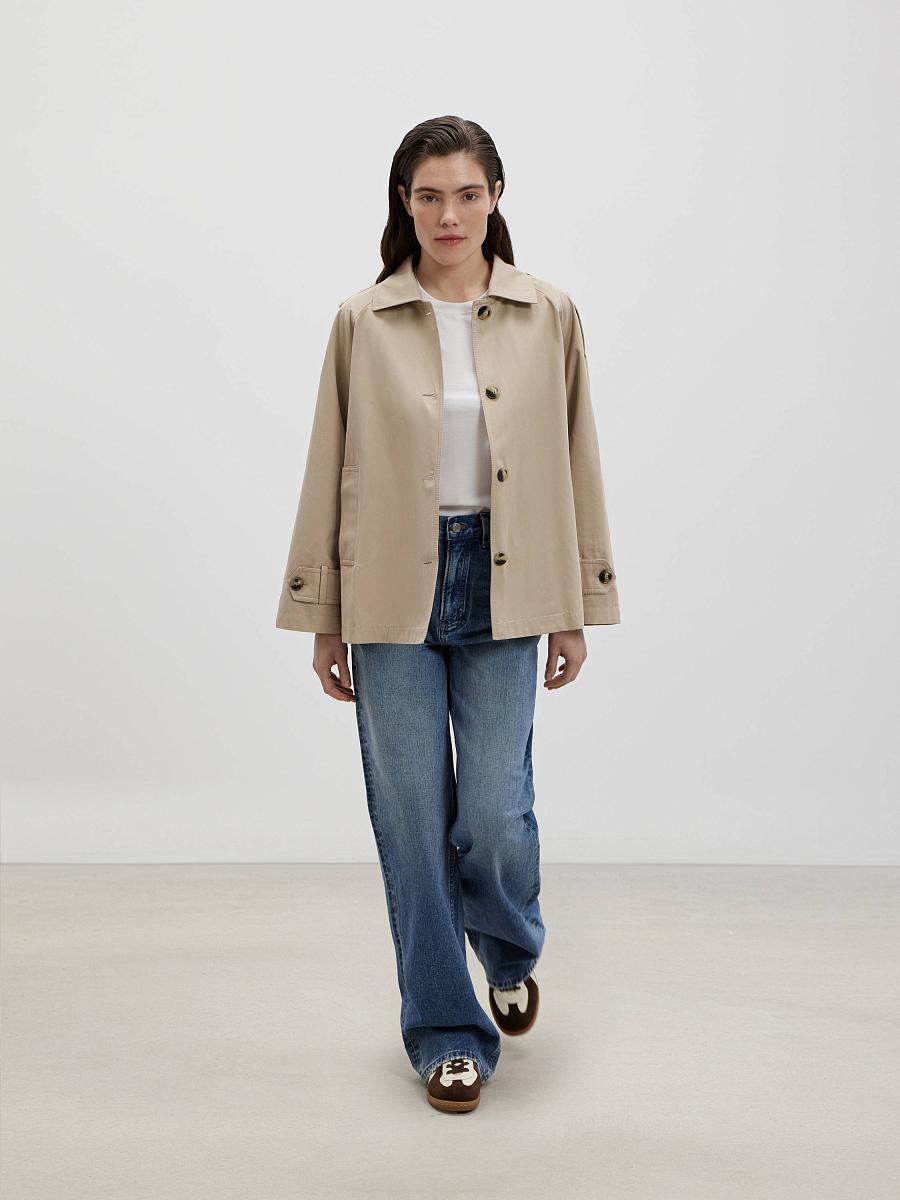 LWWL-365007 Тренч (бежевый, S)