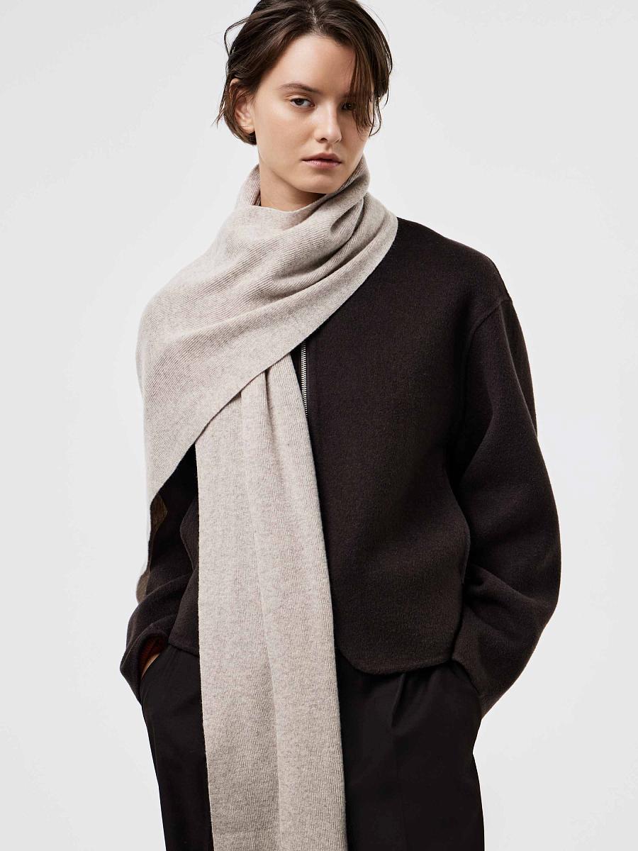 LWWN-186001 Шарф (бежевый, S)