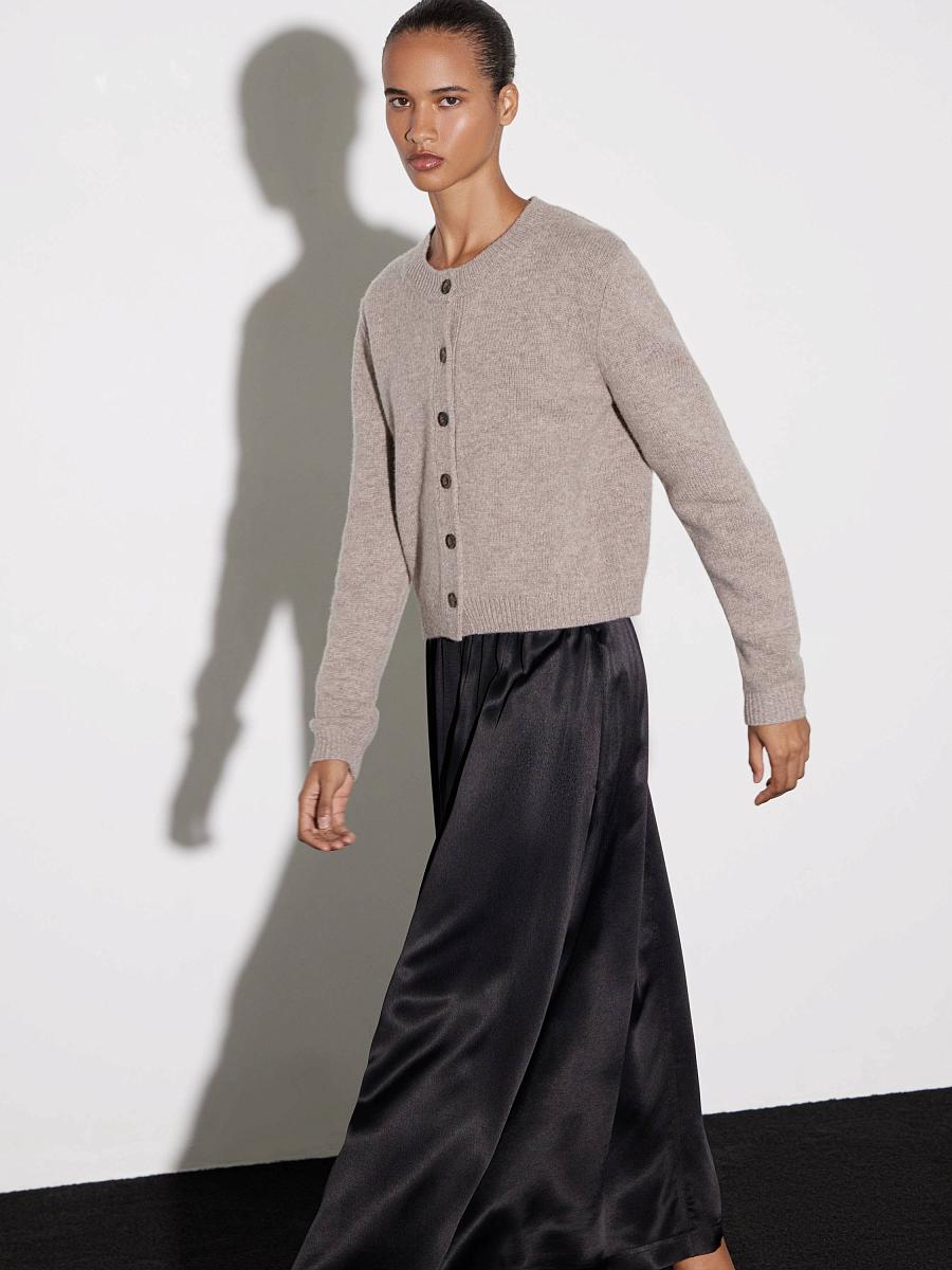 LWWN-205012 Кардиган (бежевый, S)