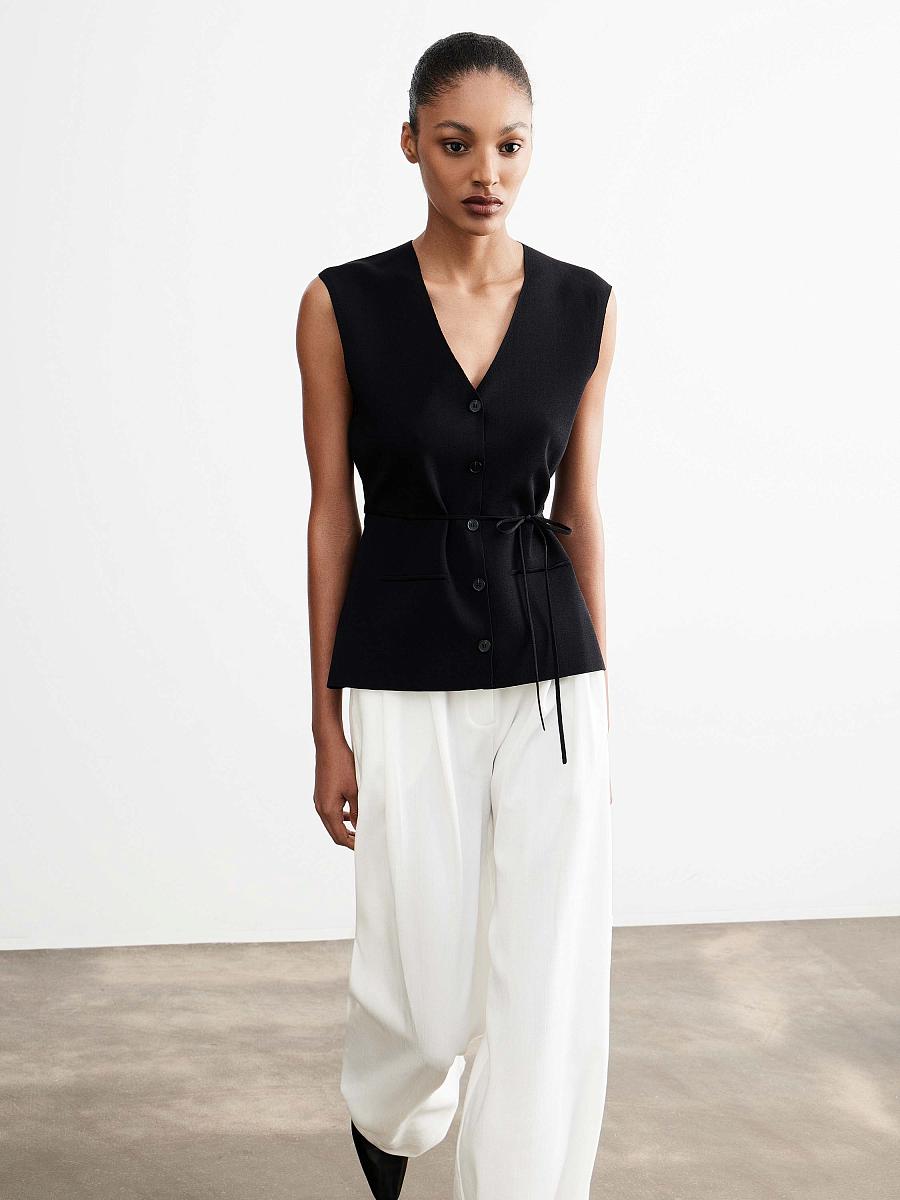 LWWA-076035 Топ трикотажный (черный, XS)