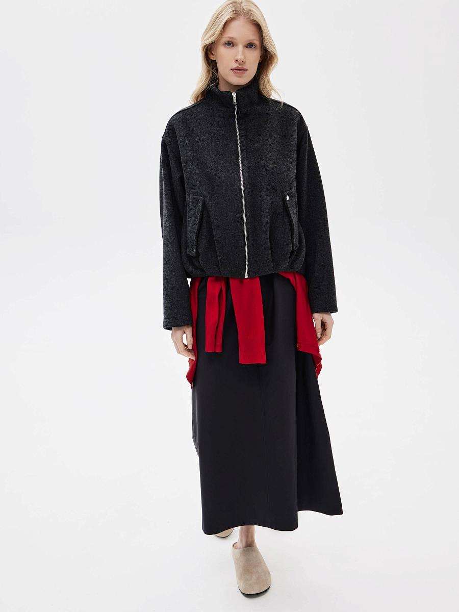 LWWN-565007 Бомбер (серый, XS)