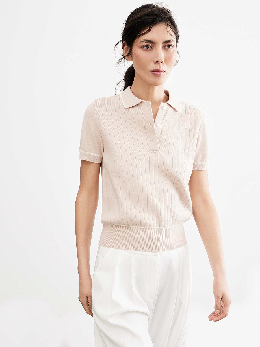 LWWA-076045 Топ трикотажный (бежевый, S)