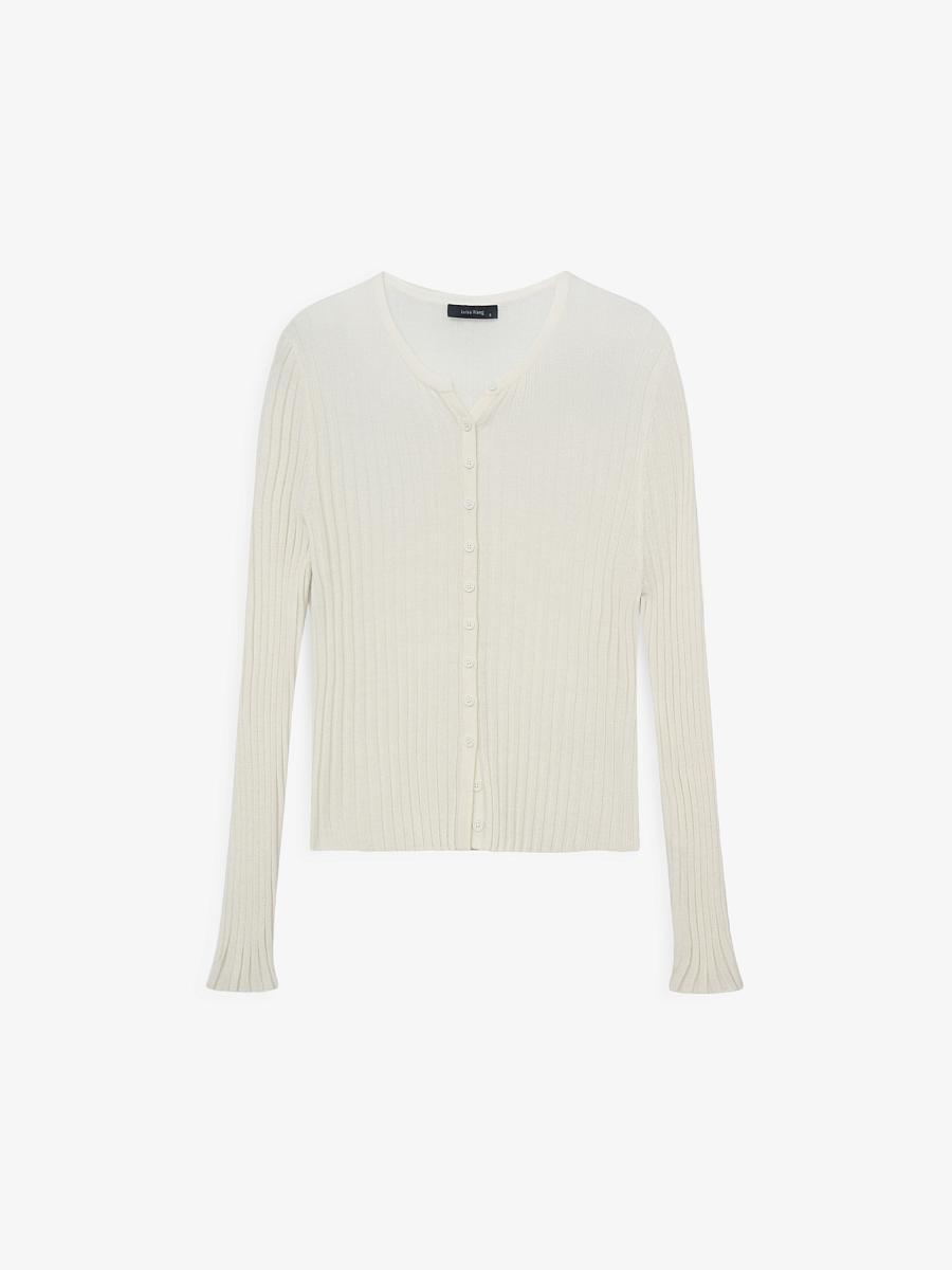 LWWA-206005 Кардиган (белый, L)