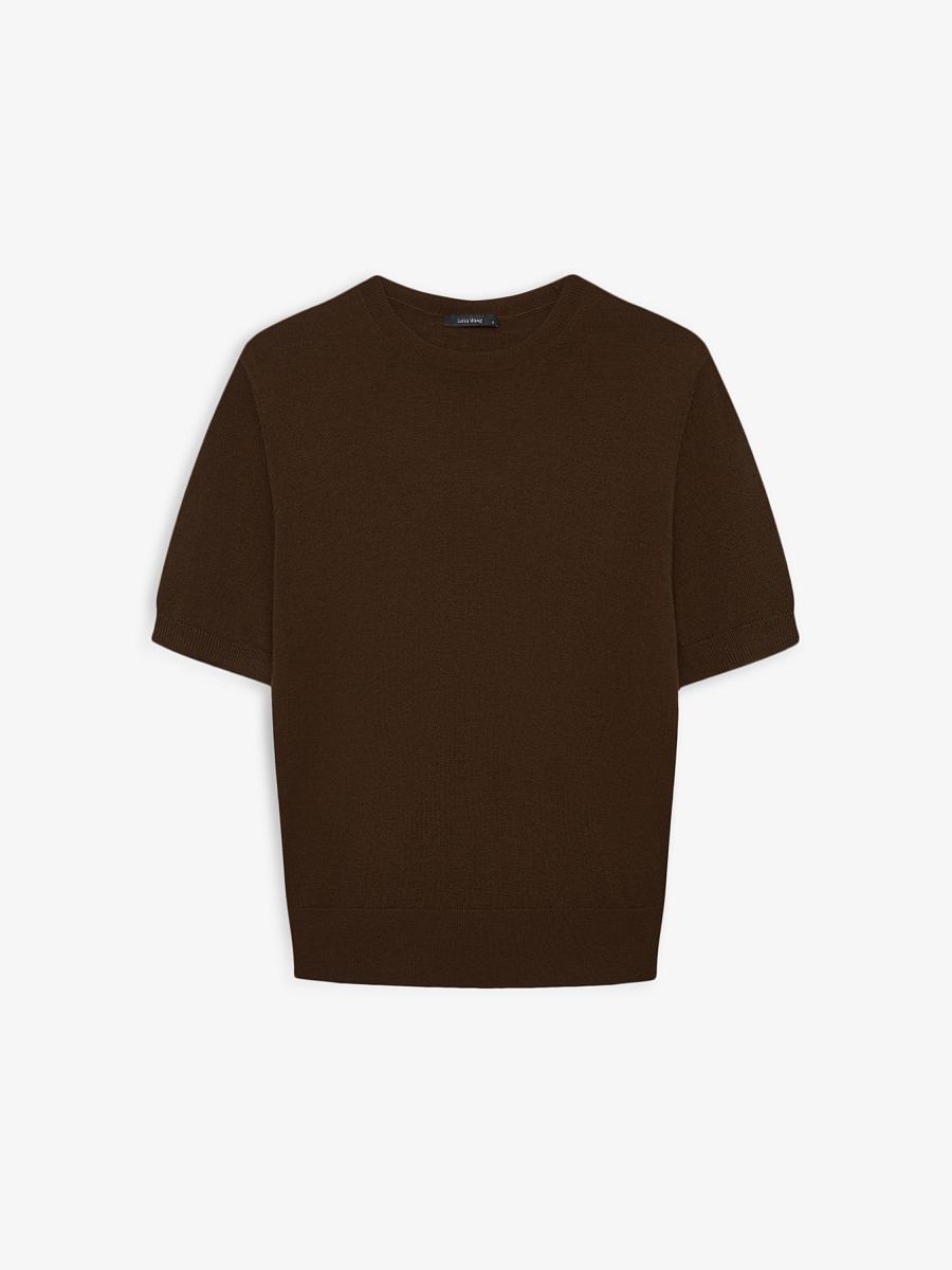 LWWA-076005 Топ трикотажный (темно-коричневый, S)
