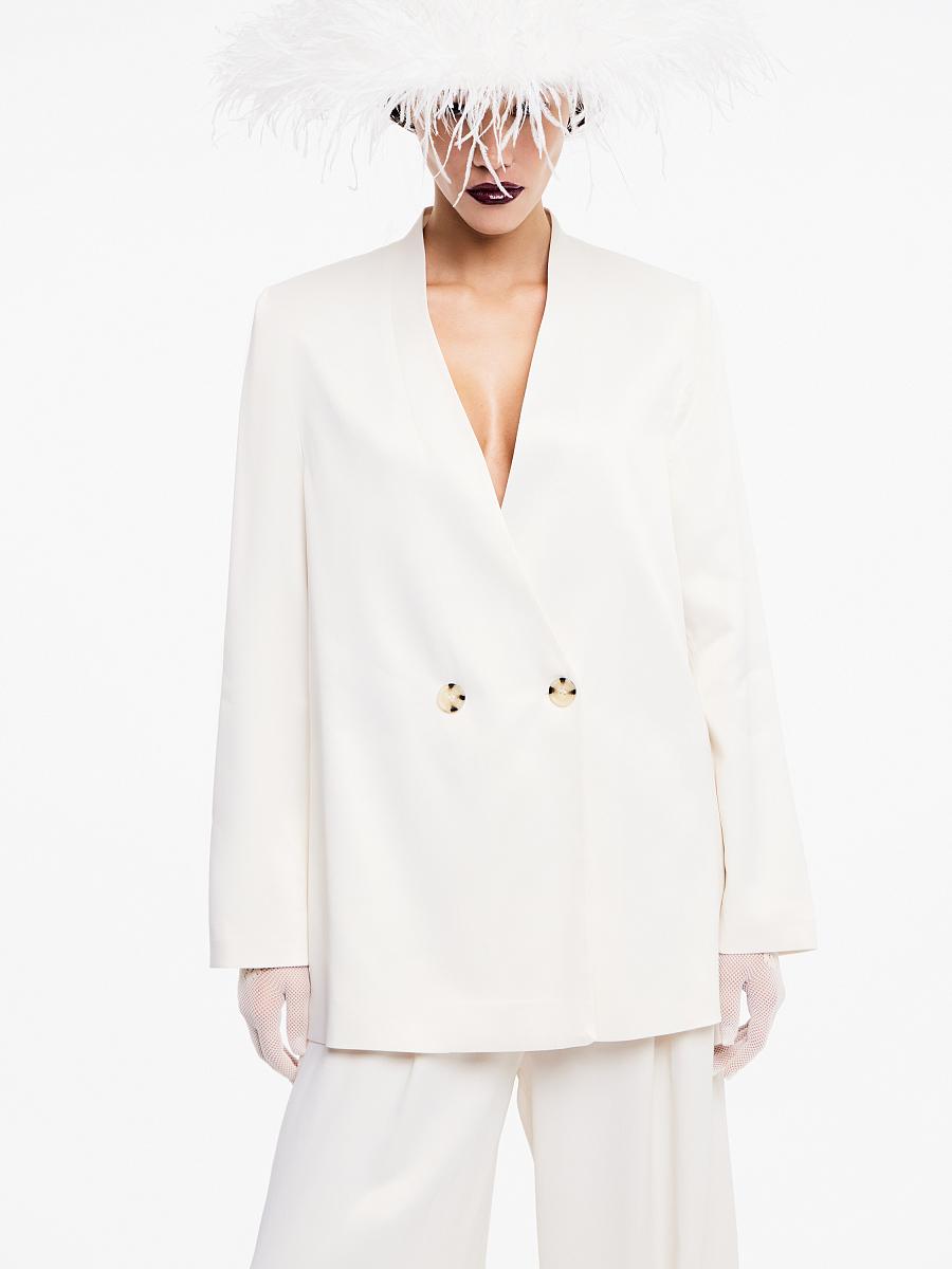 LWWN-125058 Жакет (кремовый, S)