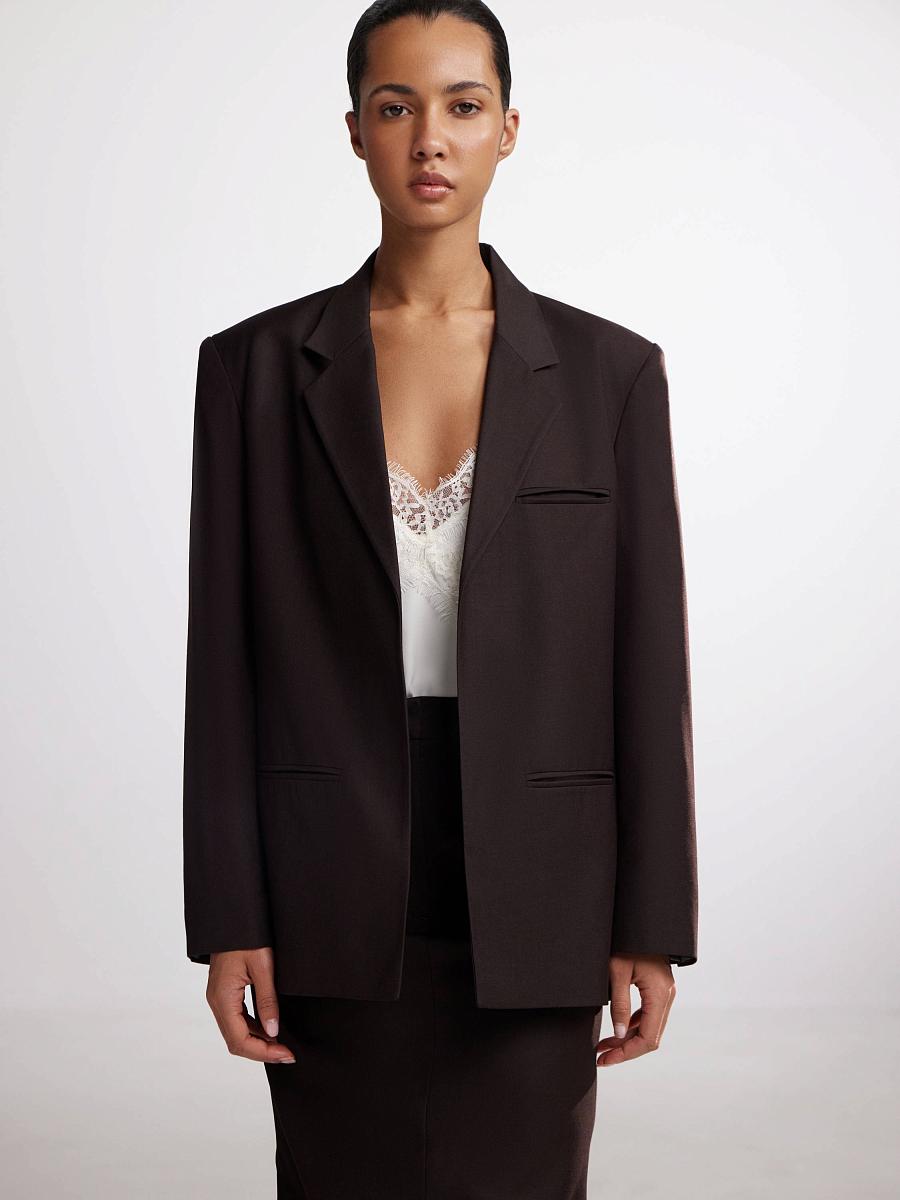 LWWL-125009 Жакет (коричневый, XS)