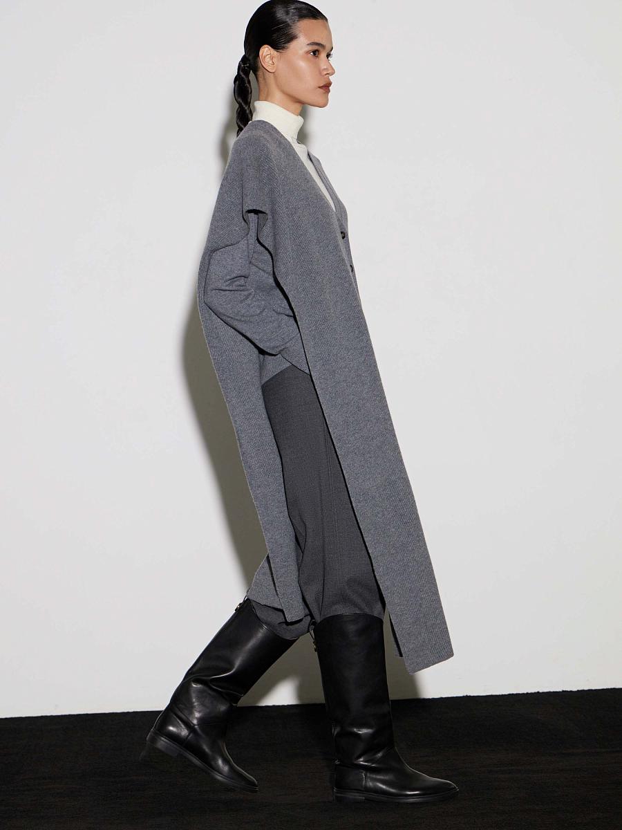 LWWN-186002 Шарф (серый, S)