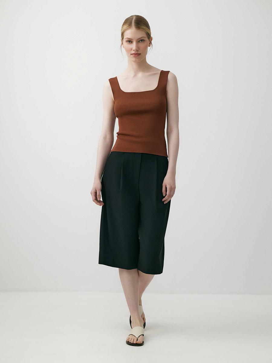 LWWL-075029 Трикотажная блузка (коричневый, S)