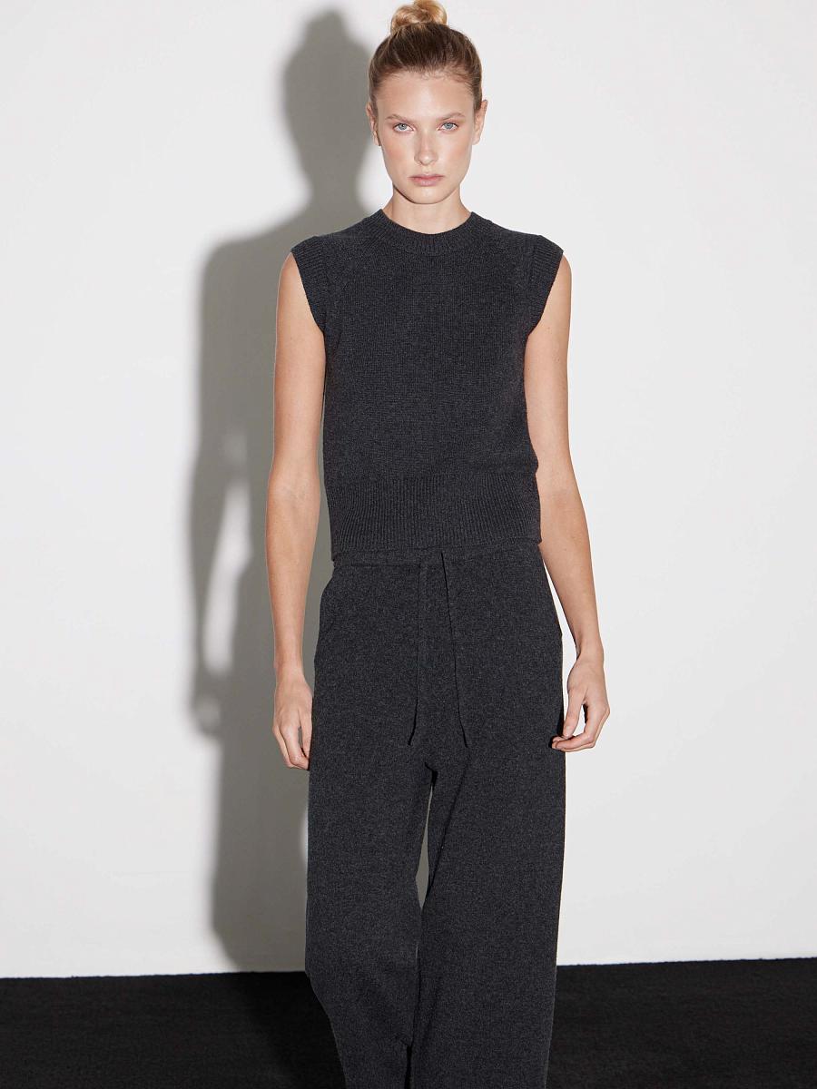 LWWN-075003 Топ трикотажный (темно-серый, L)