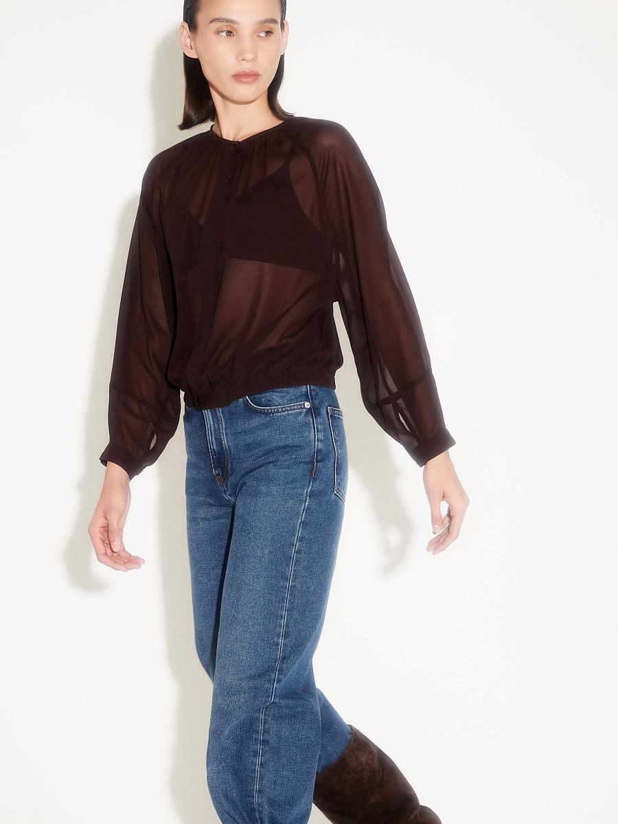 LWWN-565013 Бомбер (коричневый, XS)