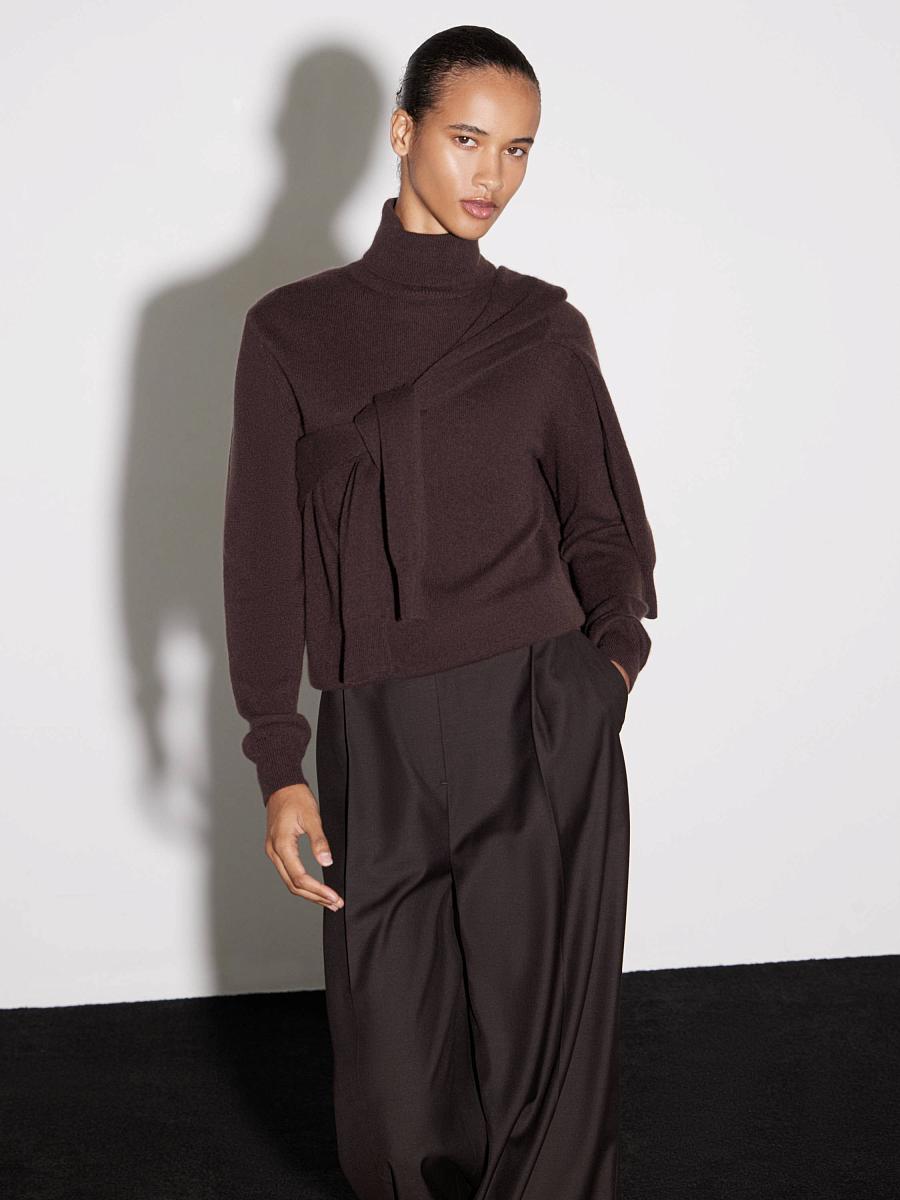 LWWN-615001 Водолазка (темно-коричневый, XS)