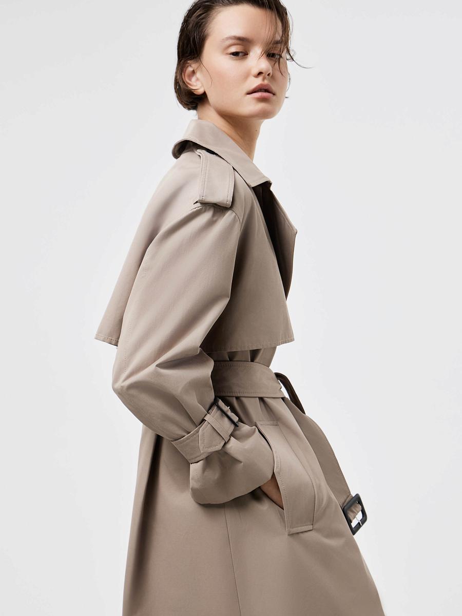 LWWN-365004 Тренч (бежевый, XS)